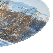 Planche À Découper Glace et neige | Journal d'hiver Cabine Alpes suis (Coin)