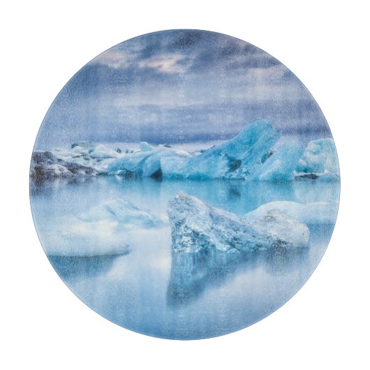 Planche À Découper Glace et neige | Lagune Jokulsarlon, Islande (Devant)