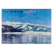 Planche À Découper Glacier Tidewater de l'Alaska (Devant)