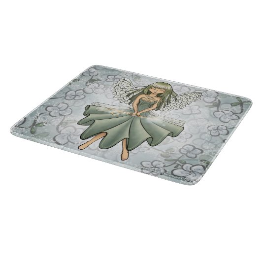 Planche À Découper Glass Cutting Board- Fairy Summoning Spring Design (Coin)