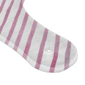 Planche À Découper Glass Cutting Board - Pink Stripe Pattern (Coin)