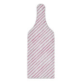 Planche À Découper Glass Cutting Board - Pink Stripe Pattern (Devant)