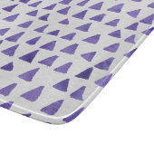 Planche À Découper Glass Cutting Board - Purple Pattern (Coin)