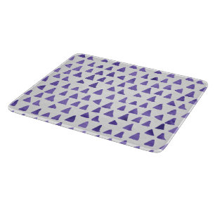 Planche À Découper Glass Cutting Board - Purple Pattern