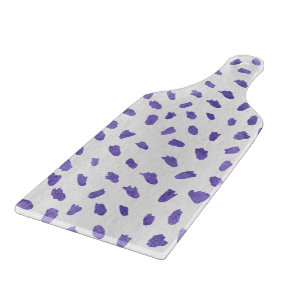 Planche À Découper Glass Cutting Board - Purple Pattern