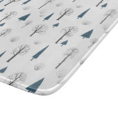 Planche À Découper Glass Cutting Board - Winter Pattern (Coin)