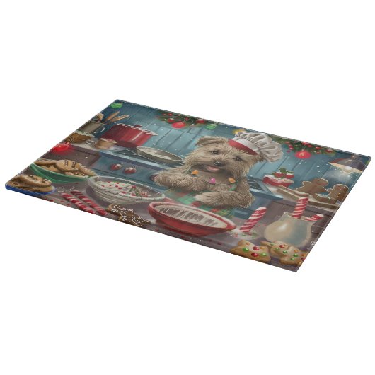 Planche À Découper Glen of Imaal Terrier Viennoiserie : Festive (Coin)