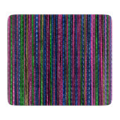 Planche À Découper Glitz et Glam Sparkly Stripes (Devant)