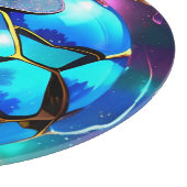 Planche À Découper Globe iridescent spatial (Coin)