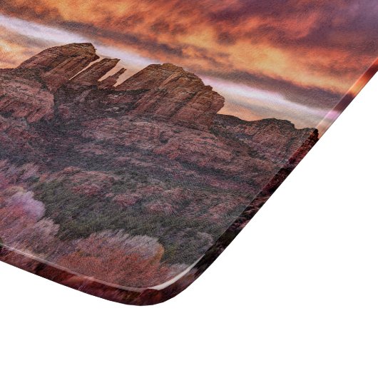 Planche À Découper Gloire du matin rose (Coin)