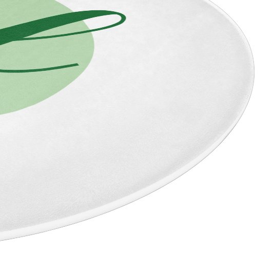 Planche À Découper Gluten Free with stylish script and green circle (Coin)