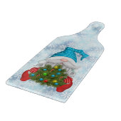 Planche À Découper Gnome Avec Arbre De Noël (Coin)