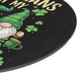 Planche À Découper Gnome de la Fête de la Saint-Patrick Chanceux Trèf (Coin)
