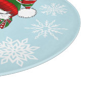 Planche À Découper Gnome de Noël Cosy Rouge Vert Hiver Mignon (Coin)