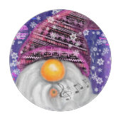 Planche À Découper Gnome In Purple Casquette Christmas Cutboard (Devant)