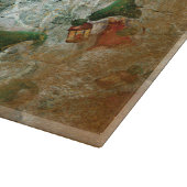 Planche À Découper Gnome rustique de Noël avec Motif d'arbre à lanter (Coin)