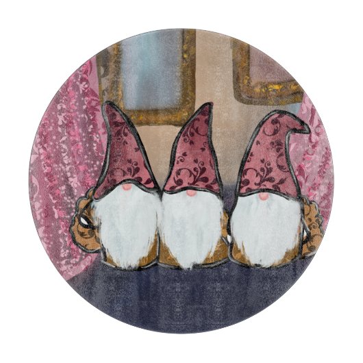 PLANCHE À DÉCOUPER GNOMES (Devant)