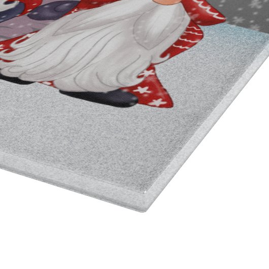 Planche À Découper gnomes de Noël Fête (Coin)