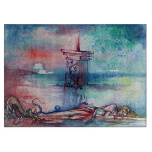 PLANCHE À DÉCOUPER GNOMON ET DAME DU LAC