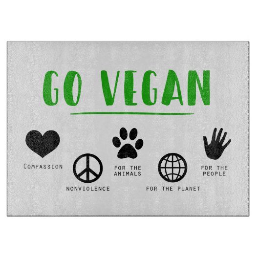 Planche À Découper Go Vegan (Devant)
