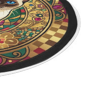 Planche À Découper Gold Art Nouveau Siamese Cat (Coin)