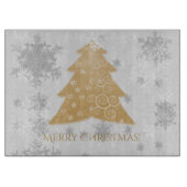 Planche À Découper Gold Festive Arbre de Noël (Devant)