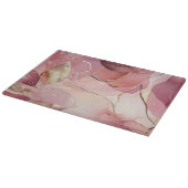 Planche À Découper Gold Feuilles Bourgogne Blush Pink (Coin)