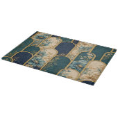 Planche À Découper Gold Floral Pattern Cutting Board – Elegant Kitche (Coin)