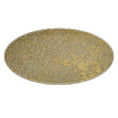 Planche À Découper Gold Marbling : Grunge Texture Design (Coin)