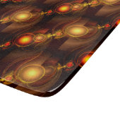 Planche À Découper Gold Modern Boho Elegant Abstract Art Pattern #501 (Coin)
