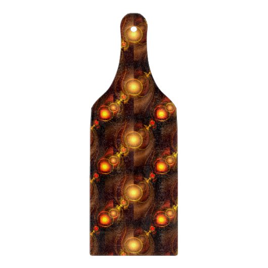 Planche À Découper Gold Modern Boho Elegant Abstract Art Pattern #501 (Devant)