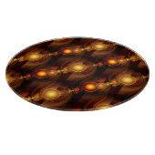 Planche À Découper Gold Modern Boho Elegant Abstract Art Pattern #501 (Coin)