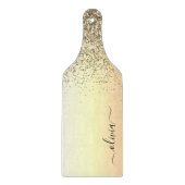 Planche À Découper Gold Parties scintillant Girly Luxe Moderne Monogr (Devant)