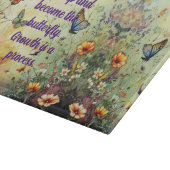 Planche À Découper Golden accent papillon jardin personnalisé art (Coin)