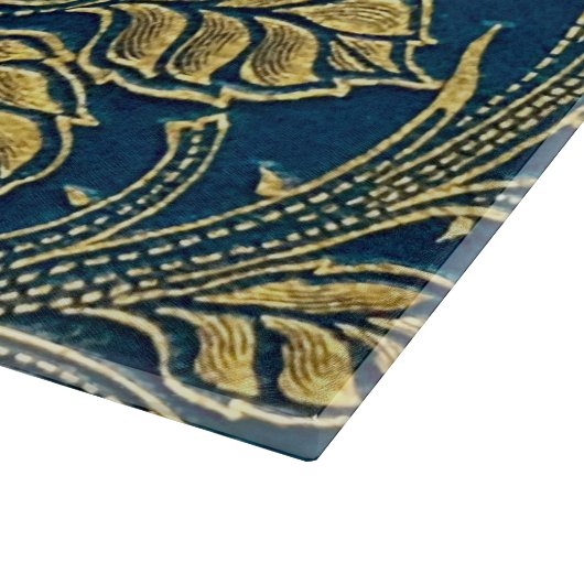 Planche À Découper Golden Blossom Elegance   (Coin)