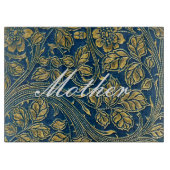 Planche à découper Golden Blue Elegance (Devant)