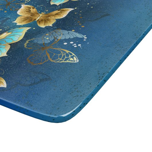 Planche À Découper Golden butterflies (Coin)