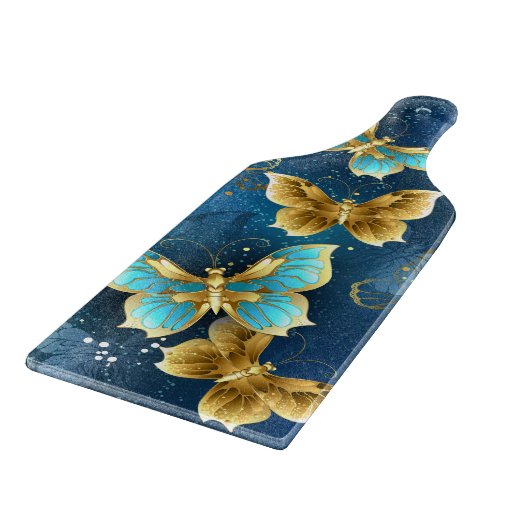 Planche À Découper Golden butterflies (Coin)