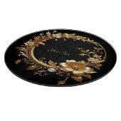 Planche À Découper Golden Floral Ornate Frame Cutting Board (Coin)