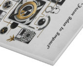 Planche À Découper "Golden Futuristic Designs" (Coin)