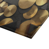 Planche À Découper Golden Geometry Luxury Abstrait (Coin)