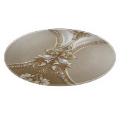 Planche À Découper Golden Ornate Frame with Pearls Cutting Board (Coin)