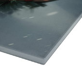 Planche À Découper Golden Retriers Noël neige hiver (Coin)