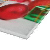 Planche À Découper Golden Retriever Chien W Red Santa Chapel Noël (Coin)