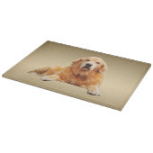 Planche À Découper Golden retriever Dog Water Couleur Art Peinture (Coin)