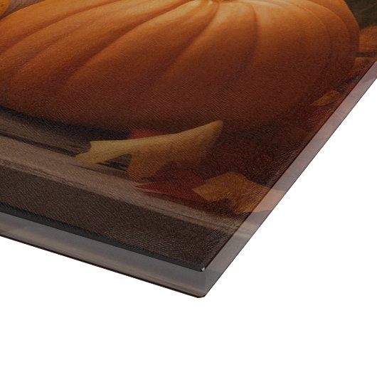 Planche À Découper Golden Retriever Puppy Automne Citrouille de plais (Coin)