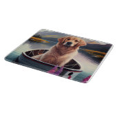 Planche À Découper Golden Retriever sur une pagaie : une aventure Pit (Coin)