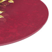 Planche À Découper Golden Treble Clef avec fleurs Roses (Coin)