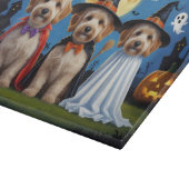 Planche À Découper Goldendoodle Chiens Citrouille Halloween Funny (Coin)