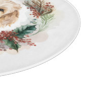 Planche À Découper Goldendoodle Christmas Wreath Festive Pup (Coin)